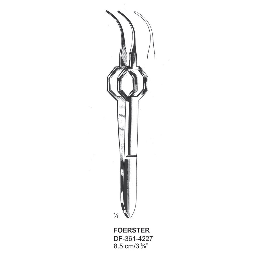 Foerster Iris Forceps, 8.5 cm  (DF-361-4227) by Dr. Frigz