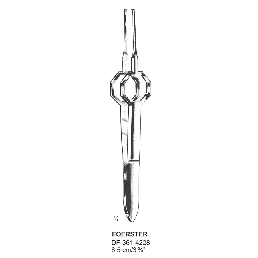 Foerster Iris Forceps, 8.5 cm  (DF-361-4228) by Dr. Frigz