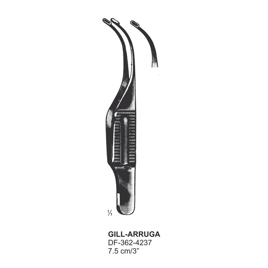 Gill-Arruga Iris Forceps, 7.5cm  (DF-362-4237) by Dr. Frigz