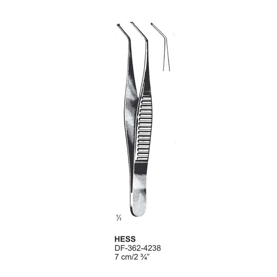 Hess Iris Forceps, 7cm  (DF-362-4238) by Dr. Frigz