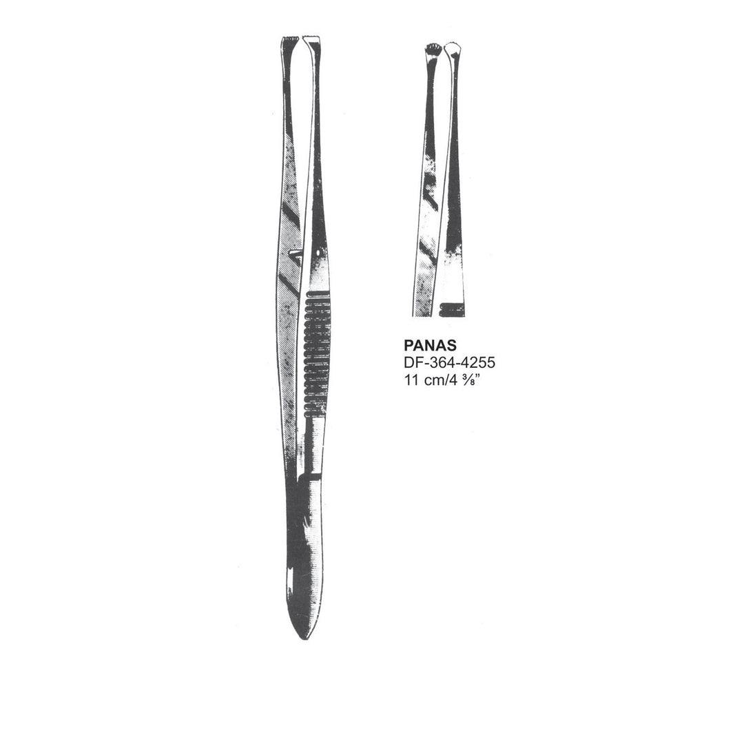 Graefe Tissue Forceps With Pin, 11cm  (DF-364-4255) by Dr. Frigz