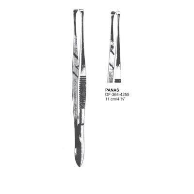 Graefe Tissue Forceps With Pin, 11cm  (DF-364-4255)