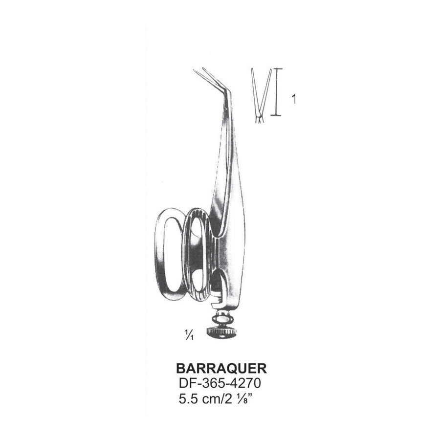 Barraquer, Forceps, 5.5 cm , 10mm (DF-365-4270) by Dr. Frigz