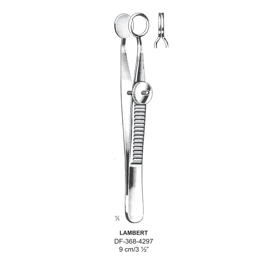 Lambert Chalazion Forceps, 9 cm  (DF-368-4297) by Dr. Frigz