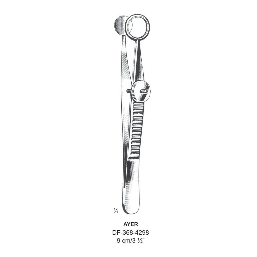 Ayer Chalazion Forceps, 9 cm  (DF-368-4298) by Dr. Frigz