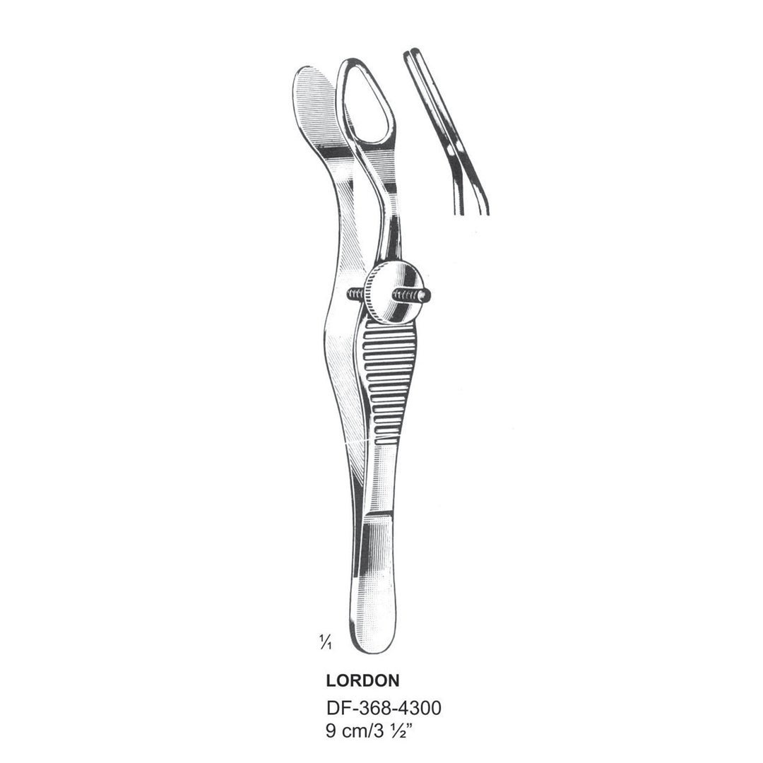 Lordon Chalazion Forceps, 9 cm  (DF-368-4301) by Dr. Frigz