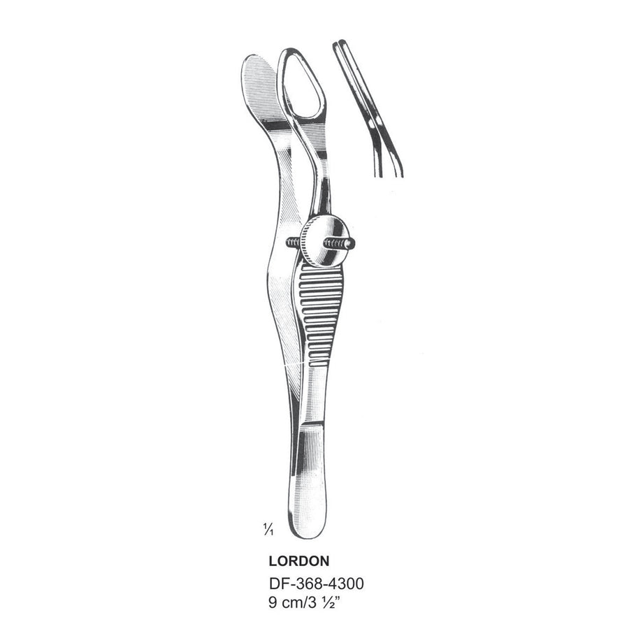 Lordon Chalazion Forceps, 9 cm  (DF-368-4301) by Dr. Frigz