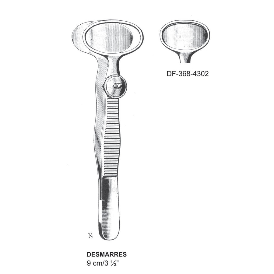 Desmarres Chalazion Forceps, 9cm  (DF-368-4302) by Dr. Frigz