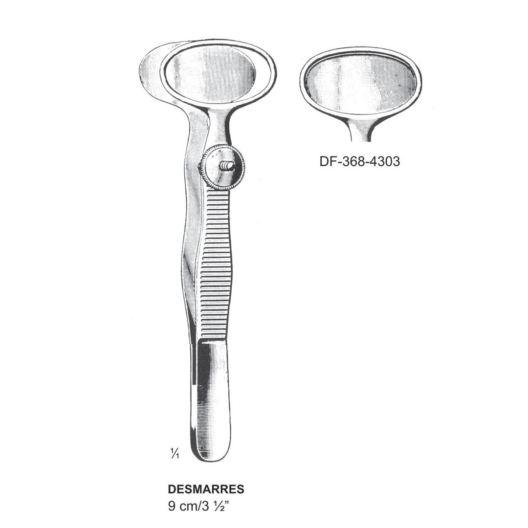 Desmarres Chalazion Forceps, 9cm  (DF-368-4303) by Dr. Frigz