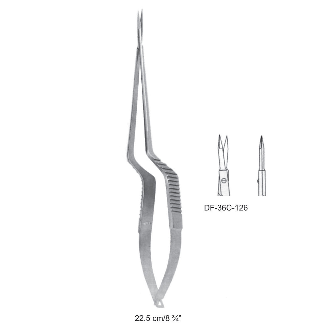 Micro Scissors, Straight, 22.5cm (DF-36C-126) by Dr. Frigz