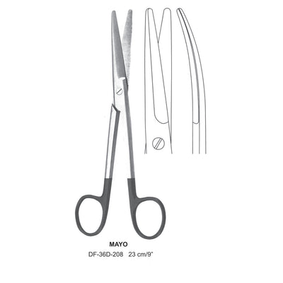 Mayo Supercut Scissors, Curved, 23cm (DF-36D-208)
