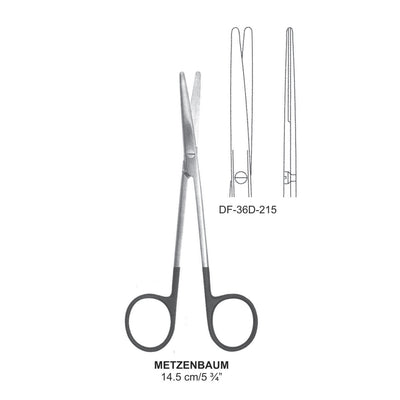 Metzenbaum Supercut Scissors, Straight, 14.5cm (DF-36D-215) by Dr. Frigz