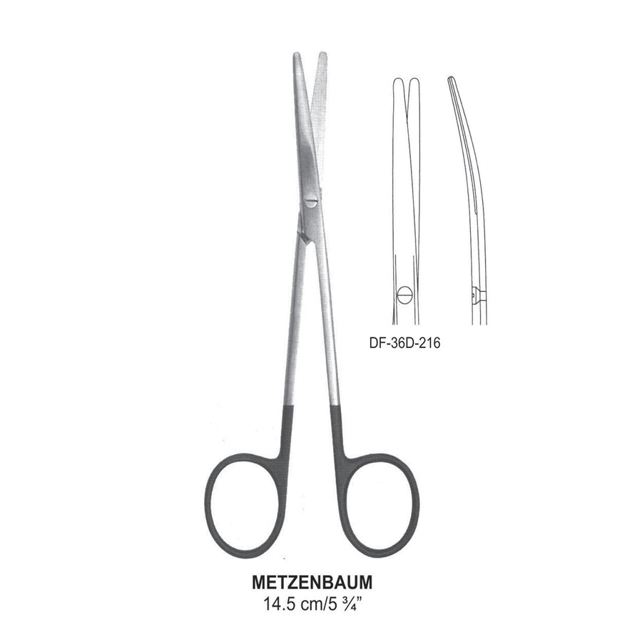 Metzenbaum Supercut Scissors, Curved, 14.5cm (DF-36D-216) by Dr. Frigz