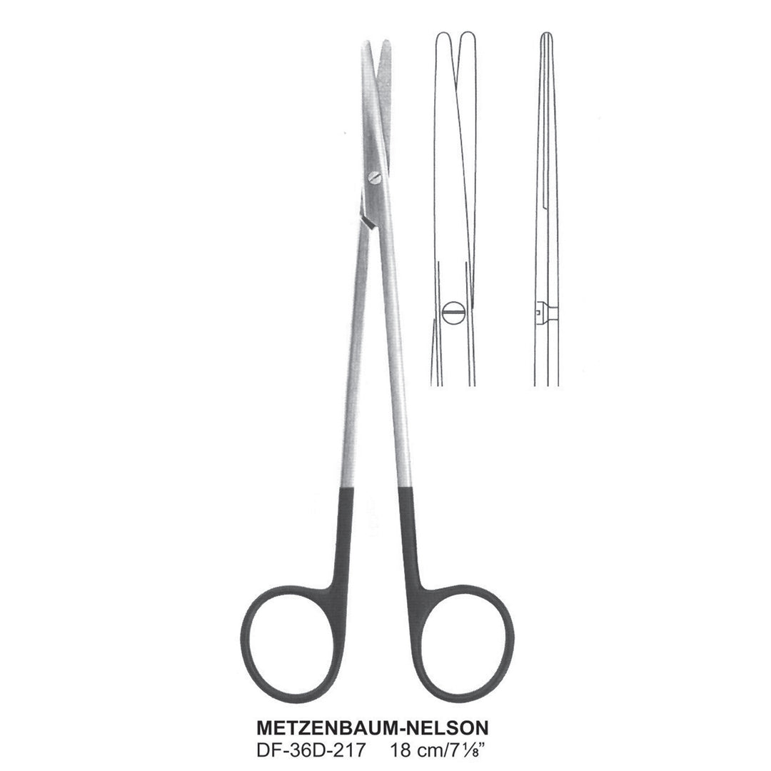 Metzenbaum-Nelson Supercut Scissors, Straight, 18cm (DF-36D-217) by Dr. Frigz