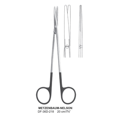 Metzenbaum-Nelson Supercut Scissors, Straight, 20cm (DF-36D-218) by Dr. Frigz