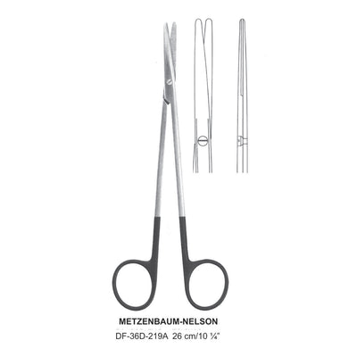 Metzenbaum-Nelson Supercut Scissors, Straight, 26cm (DF-36D-219A) by Dr. Frigz