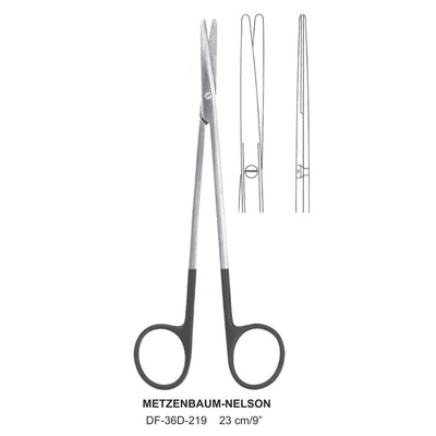 Metzenbaum-Nelson Supercut Scissors, Straight, 23cm (DF-36D-219)