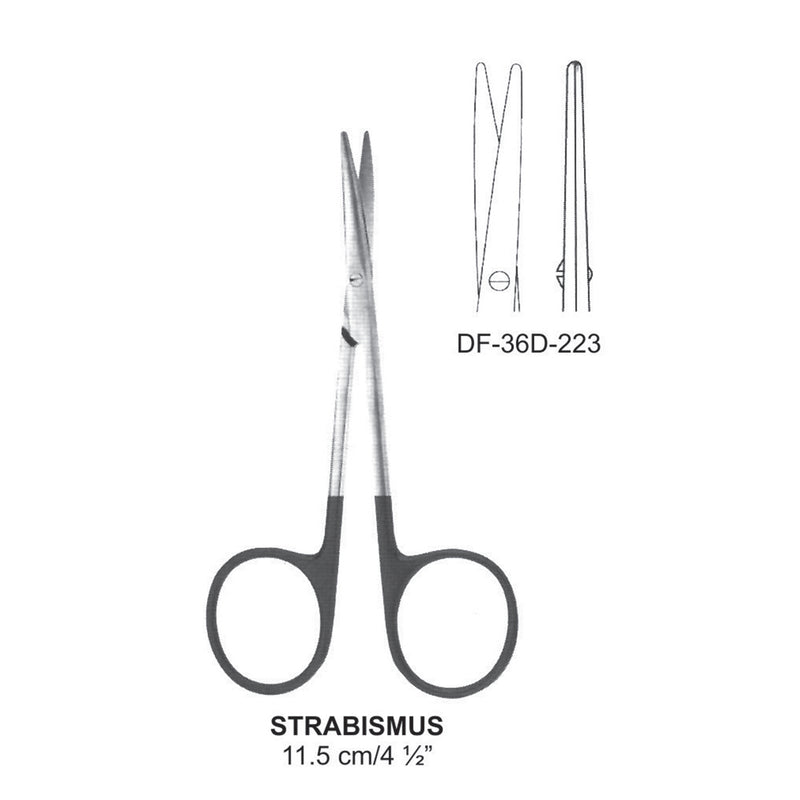 Strabismus Supercut Scissors, Straight, 11.5cm (DF-36D-223) by Dr. Frigz