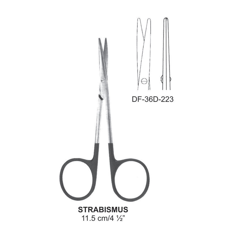 Strabismus Supercut Scissors, Straight, 11.5cm (DF-36D-223) by Dr. Frigz