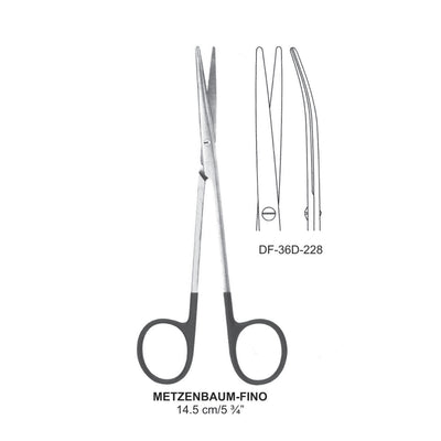 Metzenbaum-Fino Supercut Scissors, Curved, 14.5cm (DF-36D-228) by Dr. Frigz
