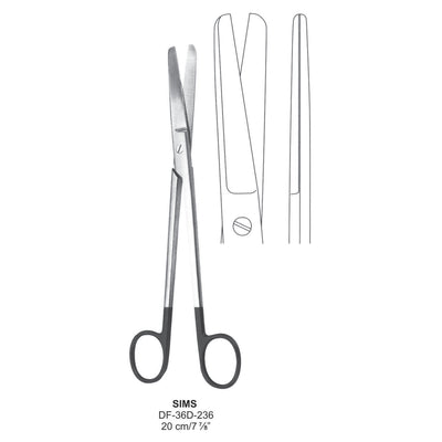 Sims Supercut Scissors, Straight, 20cm (DF-36D-236)