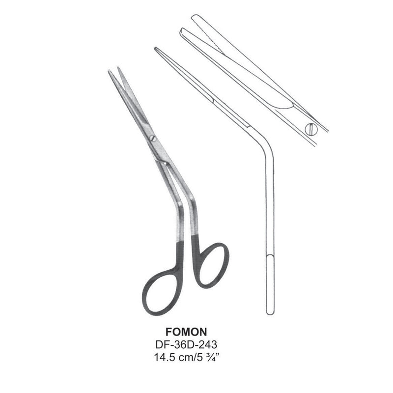 Fomon Supercut Scissors, 14.5cm  (DF-36D-243) by Dr. Frigz