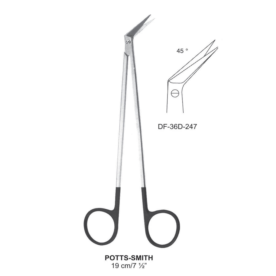 Potts-Smith Supercut Scissors, 45 Degrees, 19cm (DF-36D-247) by Dr. Frigz