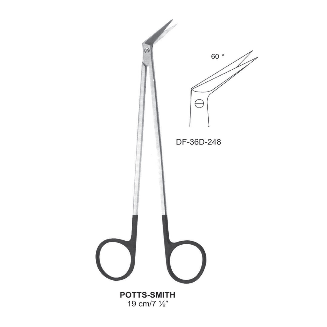 Potts-Smith Supercut Scissors, 60 Degrees, 19cm (DF-36D-248) by Dr. Frigz
