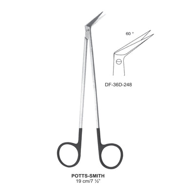 Potts-Smith Supercut Scissors, 60 Degree, 19cm (DF-36D-248)