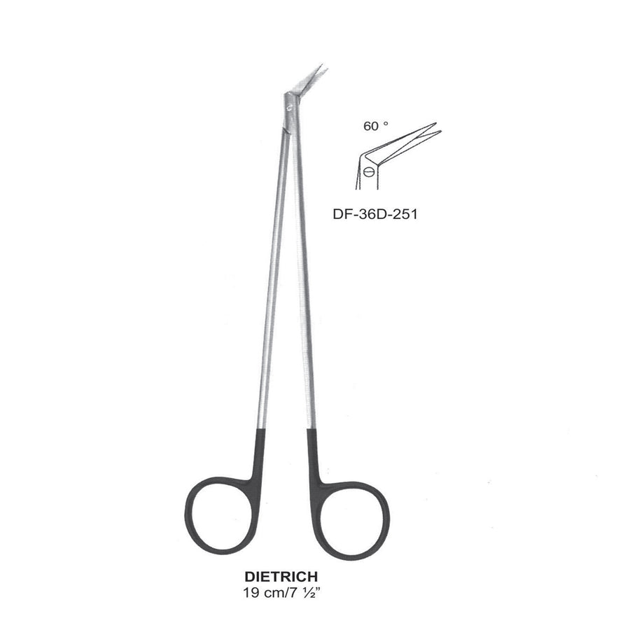 Dietrich Supercut Scissors, 60 Degrees, 19cm (DF-36D-251) by Dr. Frigz