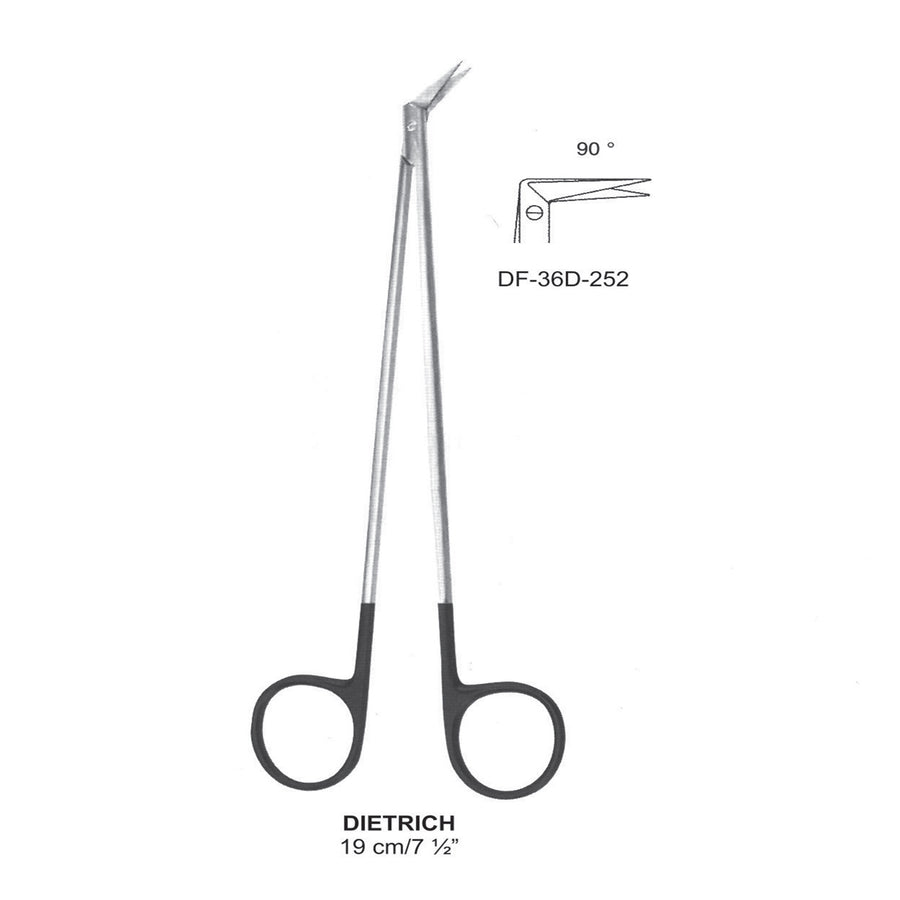 Dietrich Supercut Scissors, 90 Degrees, 19cm (DF-36D-252) by Dr. Frigz