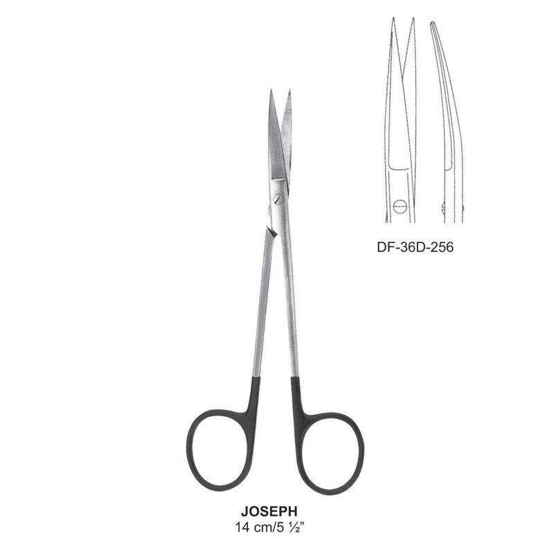 Joseph Supercut Scissors, Curved, 14cm (DF-36D-256) by Dr. Frigz
