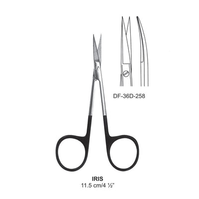 Iris Supercut Scissors, Curved, 11.5cm (DF-36D-258)