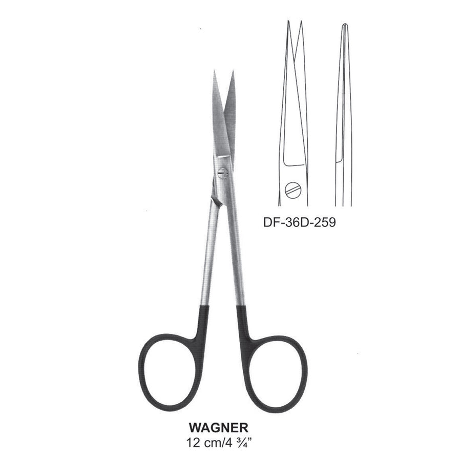 Wagner Supercut Scissors, Straight, 12cm (DF-36D-259) by Dr. Frigz