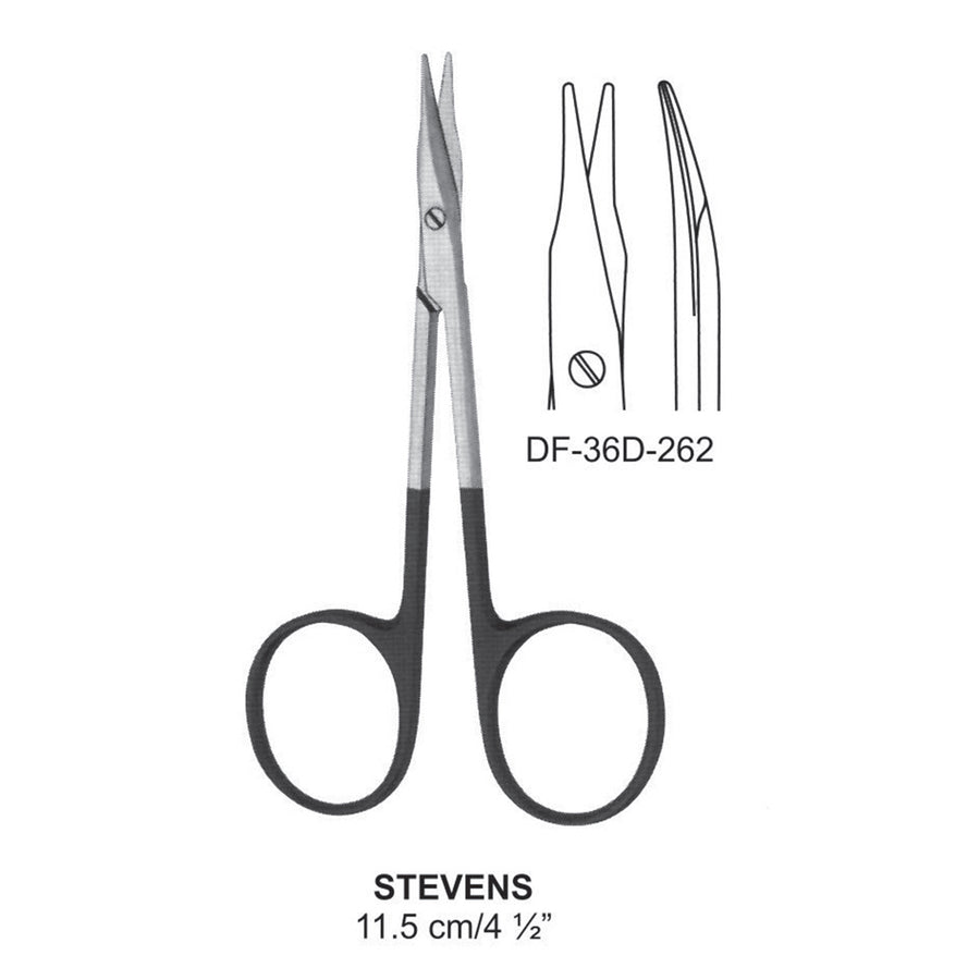 Stevens Supercut Scissors, Curved, 11.5cm (DF-36D-262) by Dr. Frigz