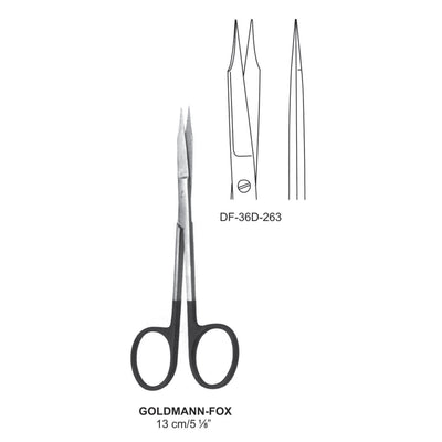 Goldmann-Fox Supercut Scissors, Straight, 13cm (DF-36D-263) by Dr. Frigz