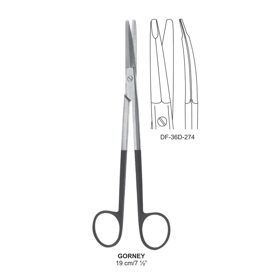 Gorney Supercut Scissors, Curved, 19cm (DF-36D-274) by Dr. Frigz