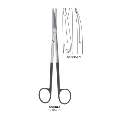 Gorney Supercut Scissors, Curved, 19cm (DF-36D-274)