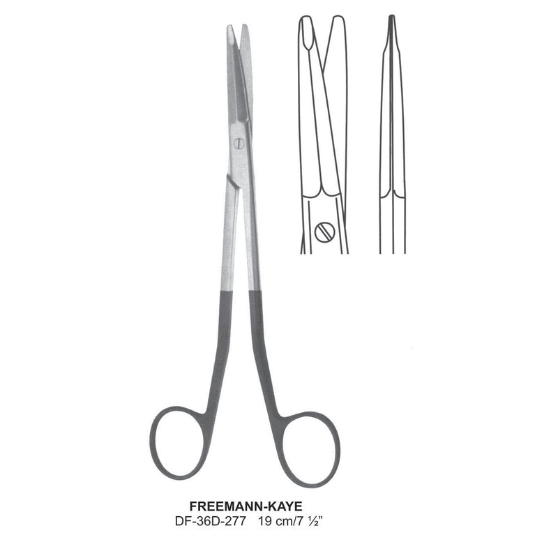 Freemann-Kaye Supercut Scissors, Straight, 19cm (DF-36D-277) by Dr. Frigz