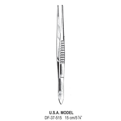 U.S.A. Model Dressing Forceps, 15cm   (DF-37-515)