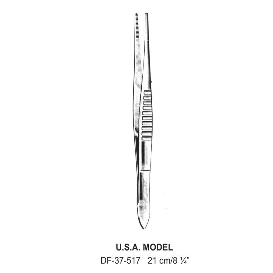 U.S.A. Model Dressing Forceps, 23cm   (DF-37-517A) by Dr. Frigz