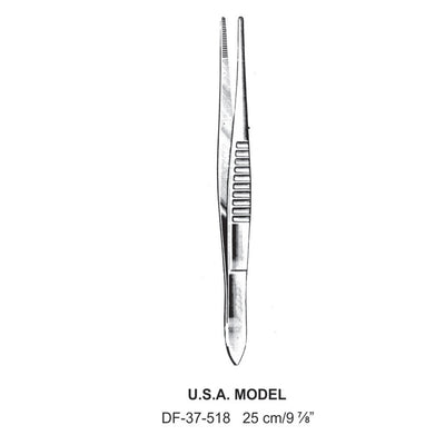 U.S.A. Model Dressing Forceps, 25cm   (DF-37-518)