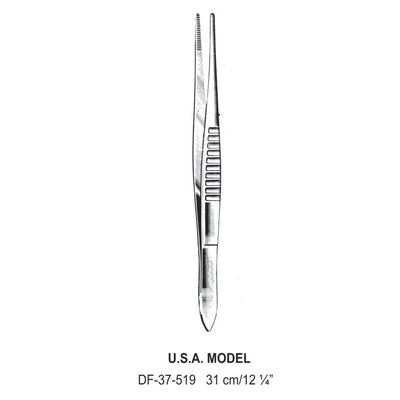 U.S.A. Model Dressing Forceps, 31cm   (DF-37-519)