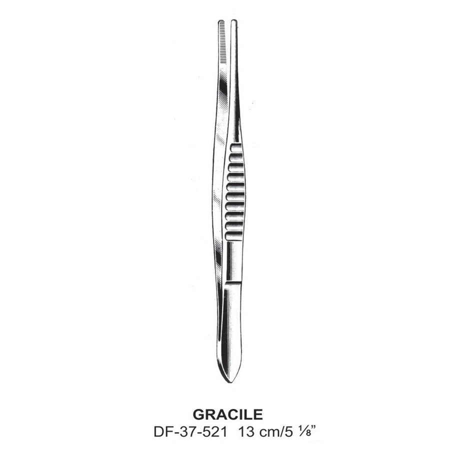 Gracile Dressing Forceps, 13cm (DF-37-521) by Dr. Frigz