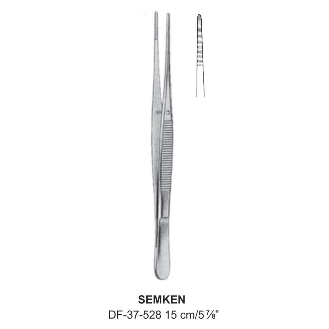 Semken Dressing Forceps, Straight, 15cm (DF-37-528) by Dr. Frigz