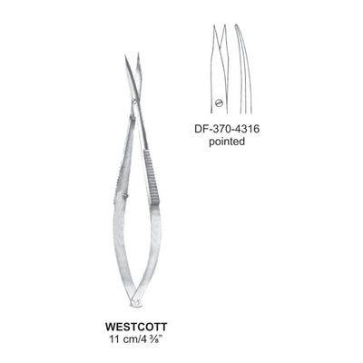 Westcott, Iris Scissors Pointed, 11 cm  (DF-370-4316)