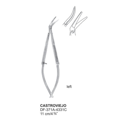 Castroviejo Delicate Eye Scissors, Left, 11cm (DF-371A-4331C)