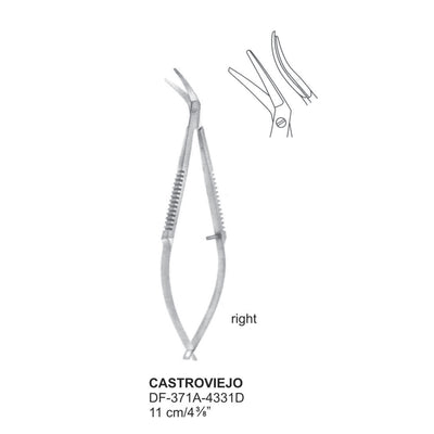Castroviejo Delicate Eye Scissors, Right, 11cm (DF-371A-4331D)