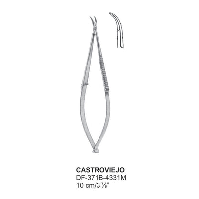 Castroviejo Delicate Eye Scissor, Left,10cm (DF-371B-4331M)