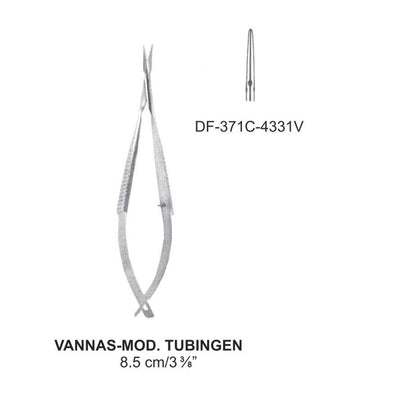 Vannas-Mod. Tubingen Delicate Eye Scissors, Straight, 8.5 cm (DF-371C-4331V)